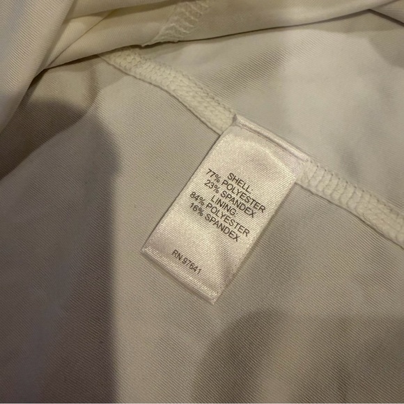 J.Jill Fit Tranquility Cami White Built-In Bra Tank Top Size Small | Athleisure - Picture 4 of 8